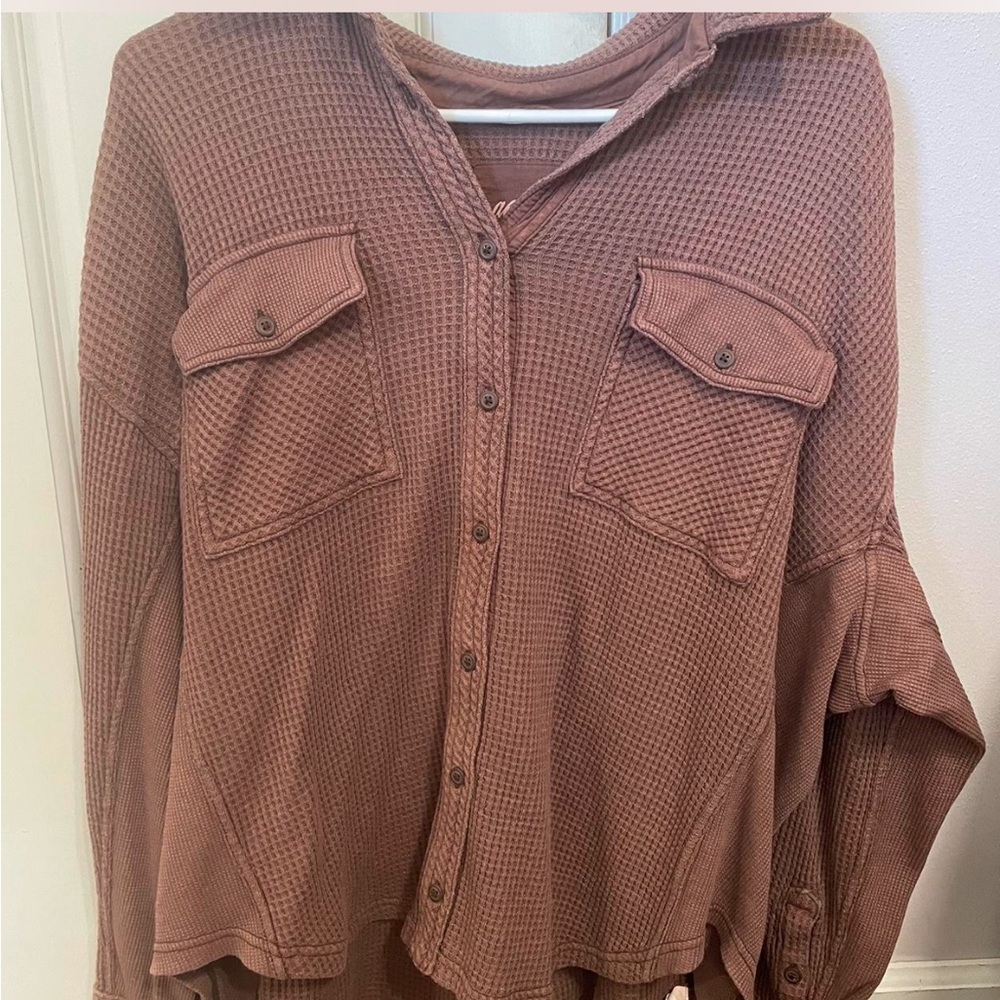 aerie lumberjane waffle knit